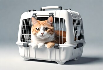 cat in a cage