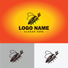 Weevil insect pest logo vector art icon graphics for business brand icon weevil logo template