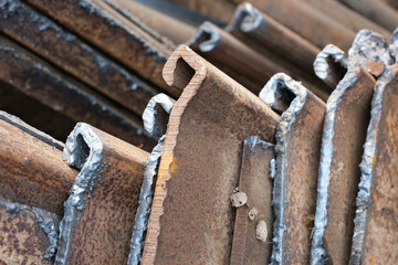 Altmetall auf einem Schrottplatz