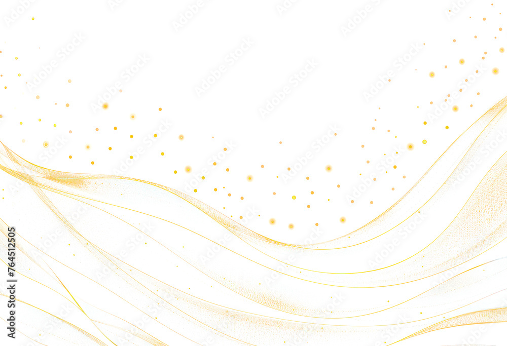 Canvas Prints golden dust and lines on transparency