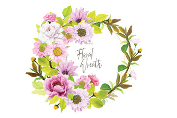 elegant floral summer seamless pattern illustration