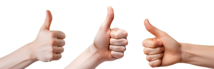A stock image of hand like symbol: thumbs up, isolated white background...