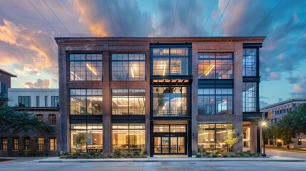 Located in the heart of a historic downtown area, this office focuses on the revitalization and adaptive  - Powered by Adobe