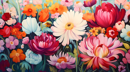 Seamless flower background,flower background
