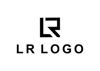 lr logo, design, Vector, illustration, creative icon, template