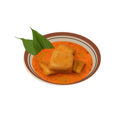 Illustration of Tofu Cooking 