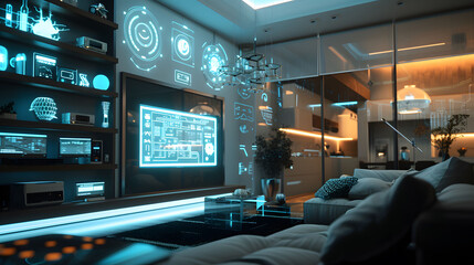 Fototapeta premium modern living room interior 