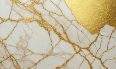 Gold marble texture background pattern with high resolution. Can be used for interior decoration.