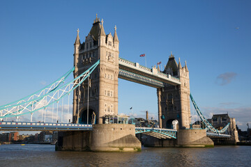 Day shot of Tower Bridge.