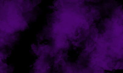 Purple smoke on black background