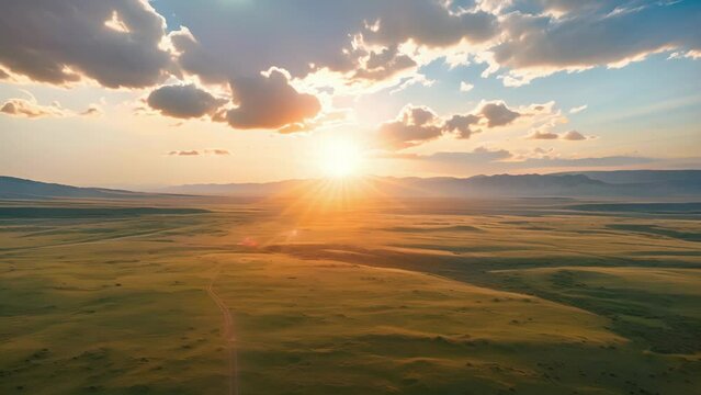 A beacon of hope for a greener future harnessing the suns energy to power our world from above.