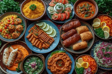 food on the table