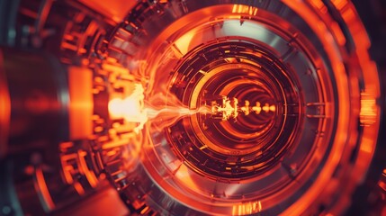  Explore the potential of fusion energy becoming a viable and sustainable power source, providing limitless clean energy - obrazy, fototapety, plakaty