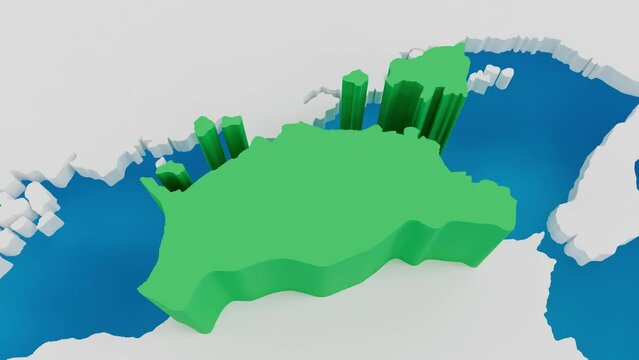 香川県　地図　ズームアップ