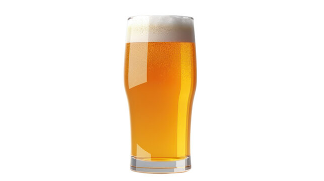 mug of beer isolated on transparent and white background.PNG image.