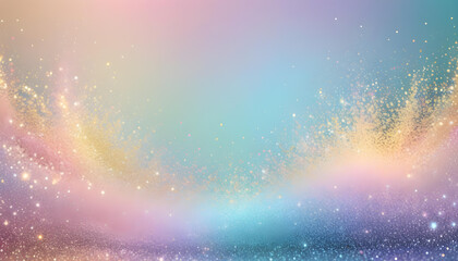 pastel colored light glitter background illustration. with copy space