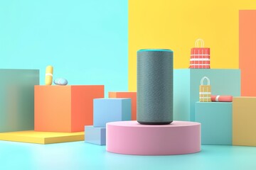 Smart Speaker and Voice Command a smart speaker device