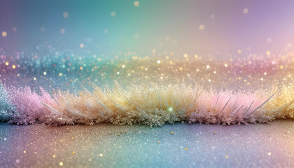 pastel colored light glitter background illustration. with copy space