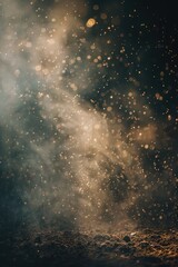 A blurry image of a snow covered ground. Suitable for winter themed designs