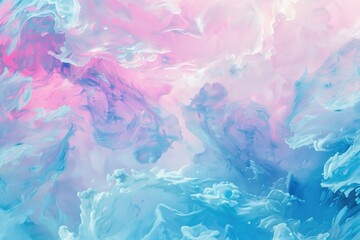 Detailed view of a blue and pink painting, suitable for art projects