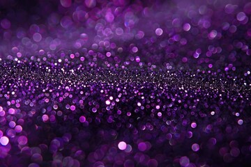 A vibrant purple and black background with glowing lights. Perfect for adding a modern touch to any design project - obrazy, fototapety, plakaty