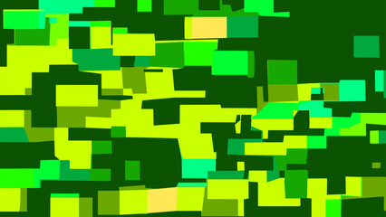green abstract squares bacground4.eps