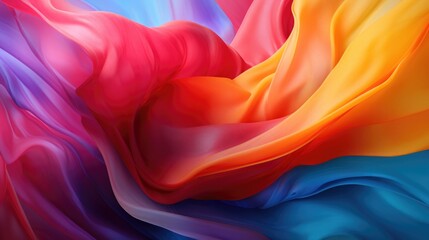 colliding creases of color