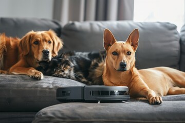 Revolutionize Your Cleaning Routine with Robotic Vacuums: Effective Strategies for Pet Hair Removal, Allergen Reduction, and Maintaining Spotless Floors - obrazy, fototapety, plakaty