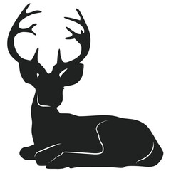 deer icon silhouette