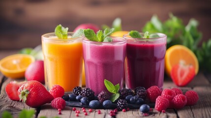 Berry and vegetables smoothie, healthy juicy vitamin drink diet