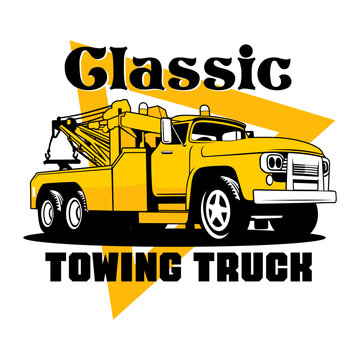 towtruck business logo concep...