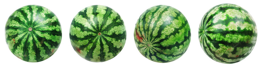 Watermelon png collection - obrazy, fototapety, plakaty