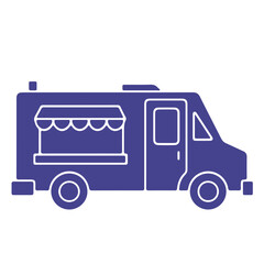 Food Truck Silhouette Icon