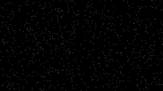 stars in black background