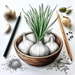 Children's Onion Coloring Pages Collection