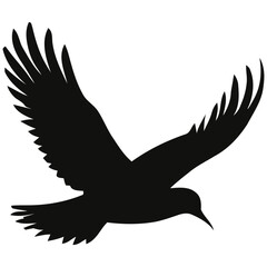 Bird logo silhouette