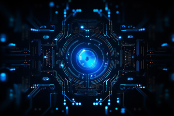 Abstract technology background Hi-tech communication concept futuristic digital background