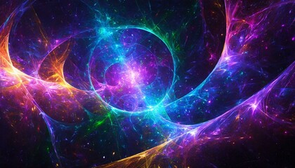 Obraz premium abstract background with glowing lines