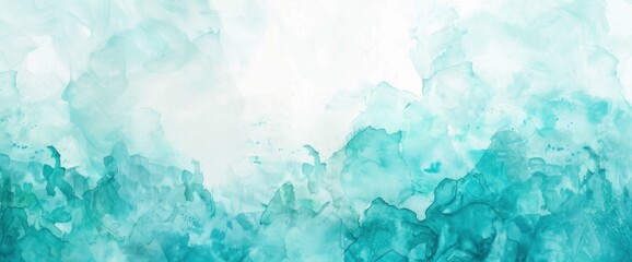 Turquoise Watercolor Background, HD, Background Wallpaper, Desktop Wallpaper