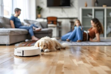 Maximize Home Comfort and Hygiene with Advanced Cleaning Technology: Efficient Allergen Management, Smart Home Integration, and State-of-the-Art Floor Care for a Cleaner Living Space - obrazy, fototapety, plakaty
