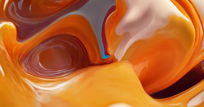 dynamic colorful abstract image showcasing waves of fluid-like fabric in warm tones of orange and white creating an organic and flowing aesthetic. abstract background fluid and flower forms