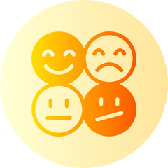 feedback gradient icon