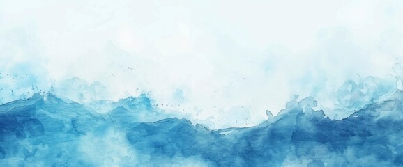 Obraz premium Watercolor Texture Wave Illustration, HD, Background Wallpaper, Desktop Wallpaper
