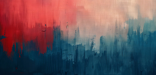 Vivid abstract with grungy blue and pink brush strokes.