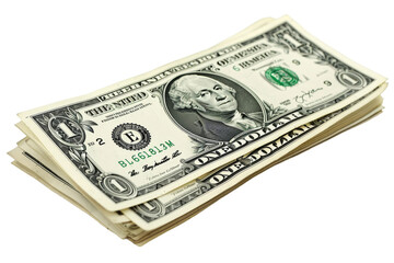 Money on transparent background,