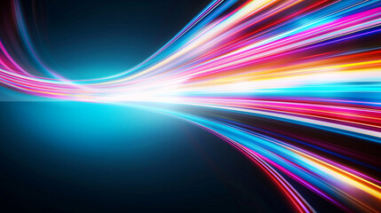 Fototapeta na wymiar business speed technology glowing light