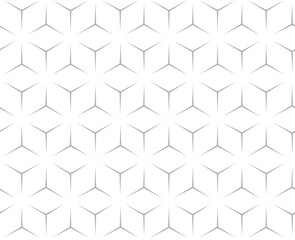 Geometric hexagon grey abstract seamless pattern background molecule and communication. geometric big data complex with compounds. for vector fashion geometric hexagon design banner, poster, card, web