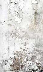 Fototapeta premium Aged concrete wall with cracked and peeling monochrome paint, creating a vintage grunge texture.