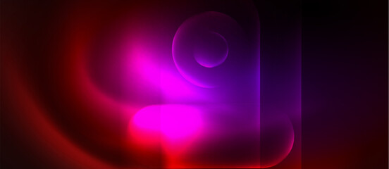 Neon magic light design. Vector Illustration For Wallpaper, Banner, Background, Card, Book Illustration, landing page