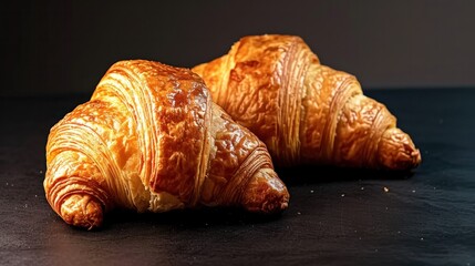 different types of French pastries such as croissants